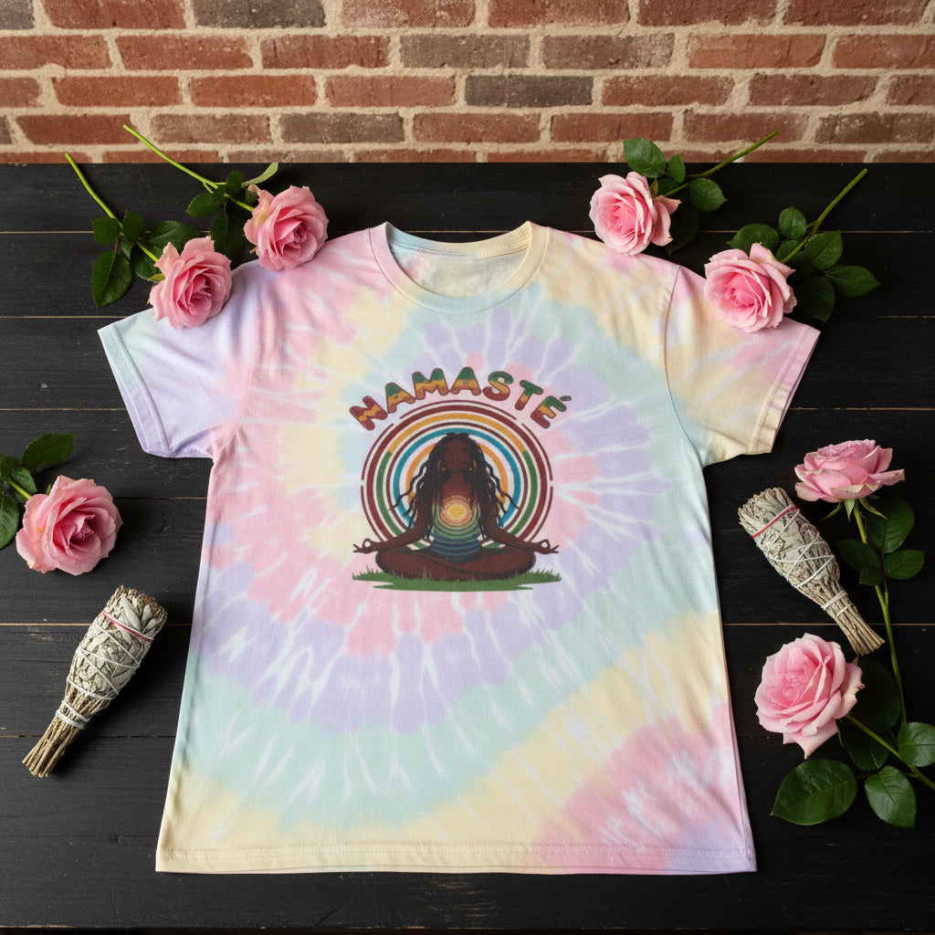 Celestial Meditation Vibes All-Over Tie-Dye Shirt #1