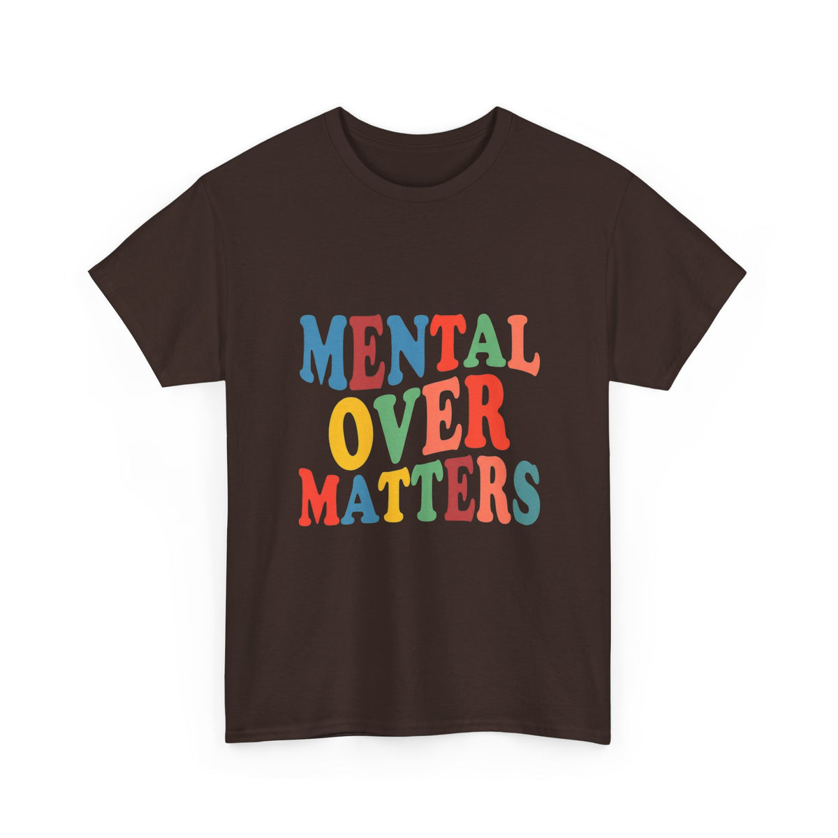 "Mental Over Matters" Colorful Mental Health Graphic Tee (See No Evil / Hear No Evil / Fear No Evil)