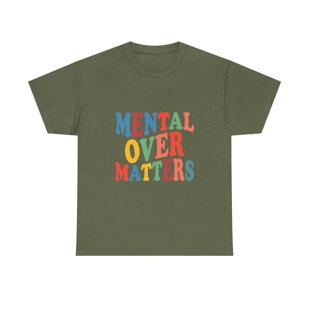 "Mental Over Matters" Colorful Mental Health Graphic Tee (See No Evil / Hear No Evil / Fear No Evil)