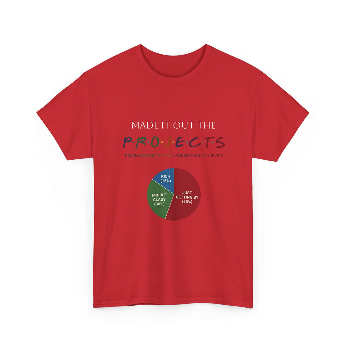 PROJECTS Graphic Tee — Minimalist 'P.R.O.J.E.C.T.S' Text Shirt