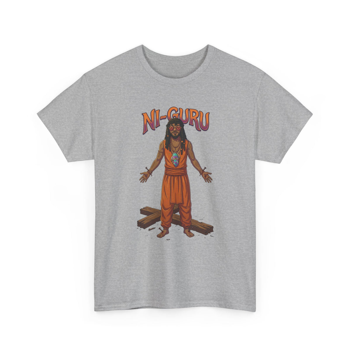 Ni-Guru Graphic Tee — Spiritual Guru Illustration T-Shirt