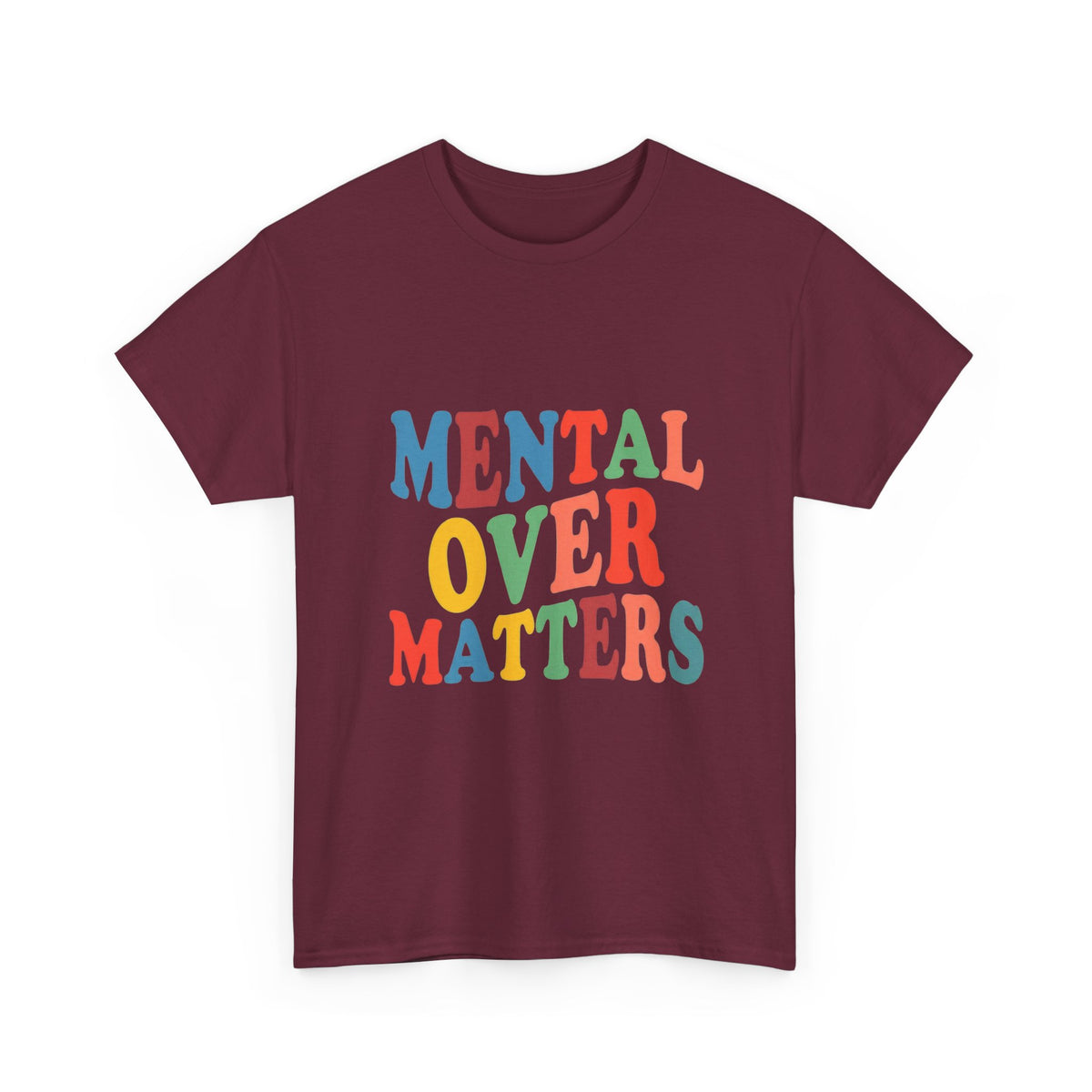 "Mental Over Matters" Colorful Mental Health Graphic Tee (See No Evil / Hear No Evil / Fear No Evil)