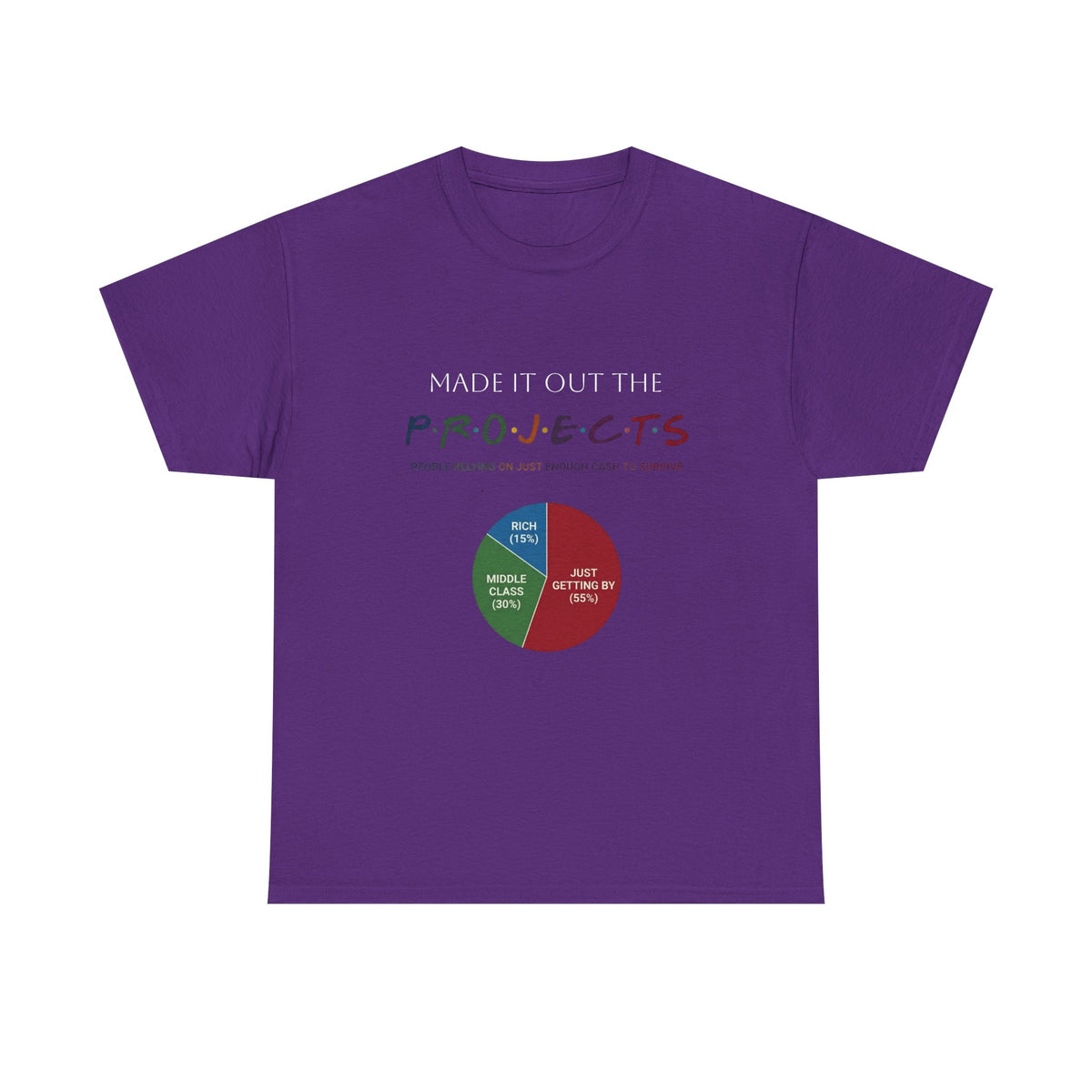 PROJECTS Graphic Tee — Minimalist 'P.R.O.J.E.C.T.S' Text Shirt
