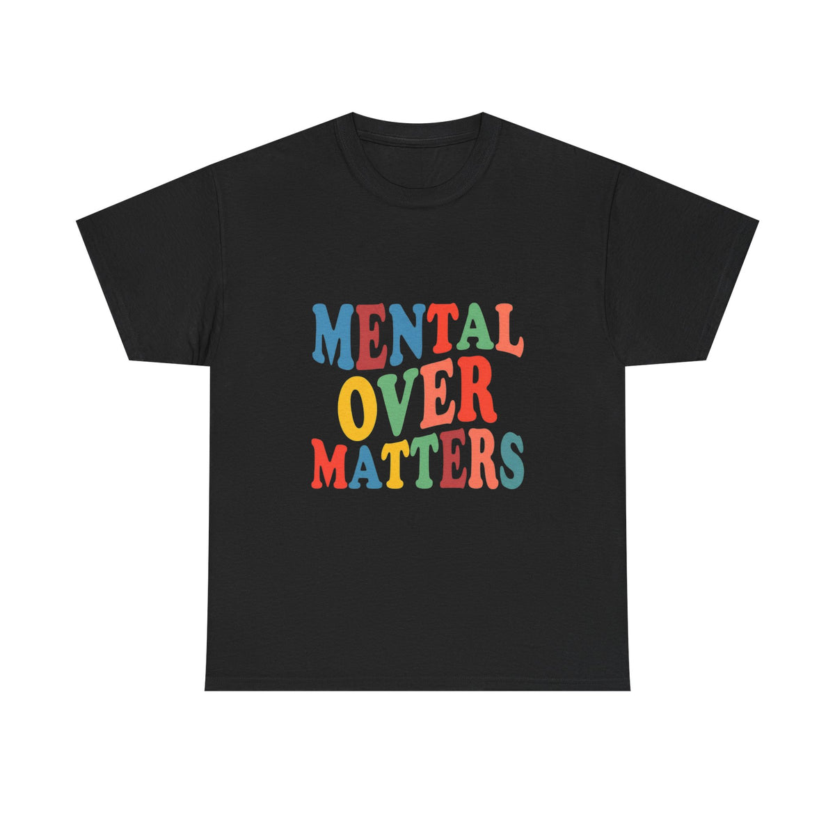 "Mental Over Matters" Colorful Mental Health Graphic Tee (See No Evil / Hear No Evil / Fear No Evil)