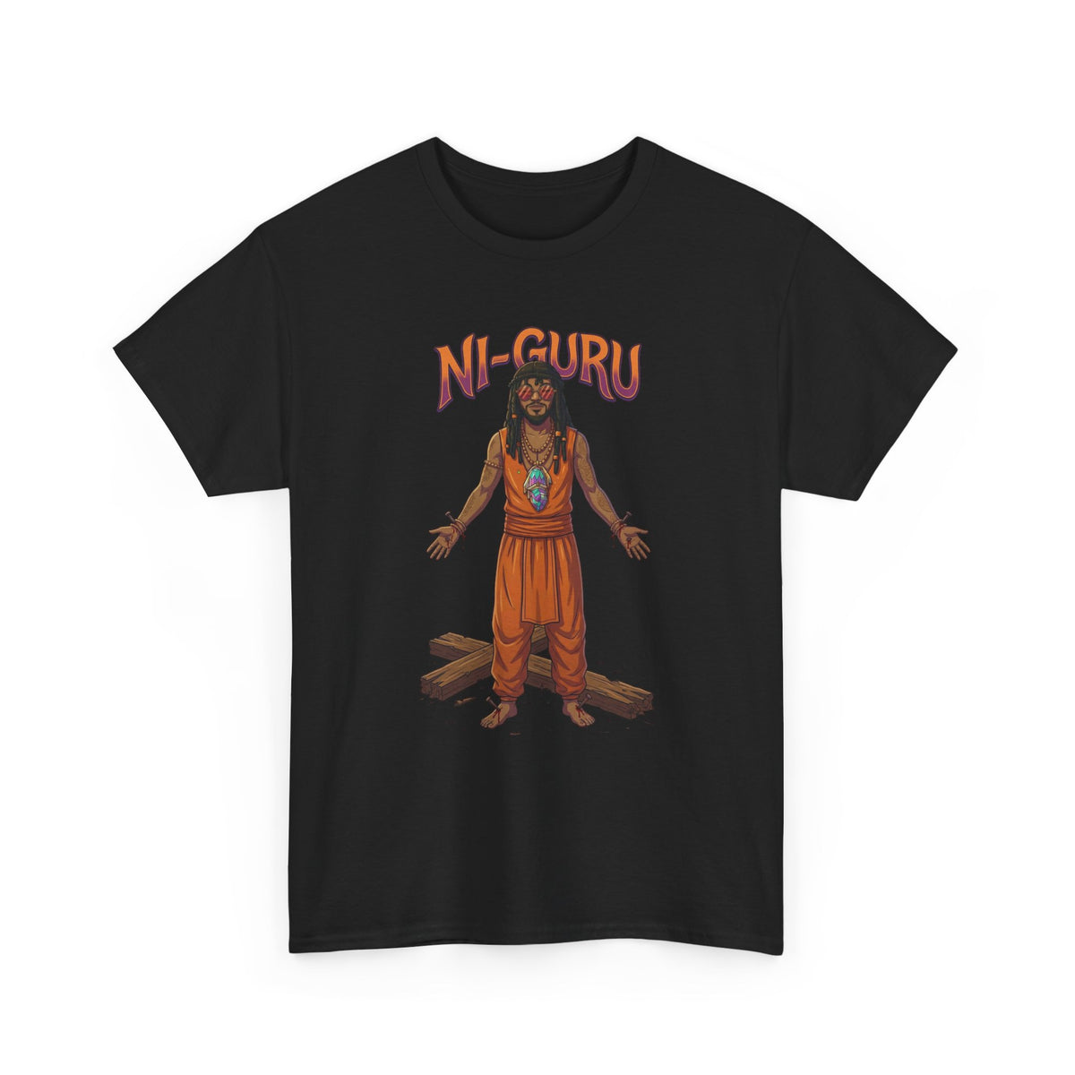 Ni-Guru Graphic Tee — Spiritual Guru Illustration T-Shirt