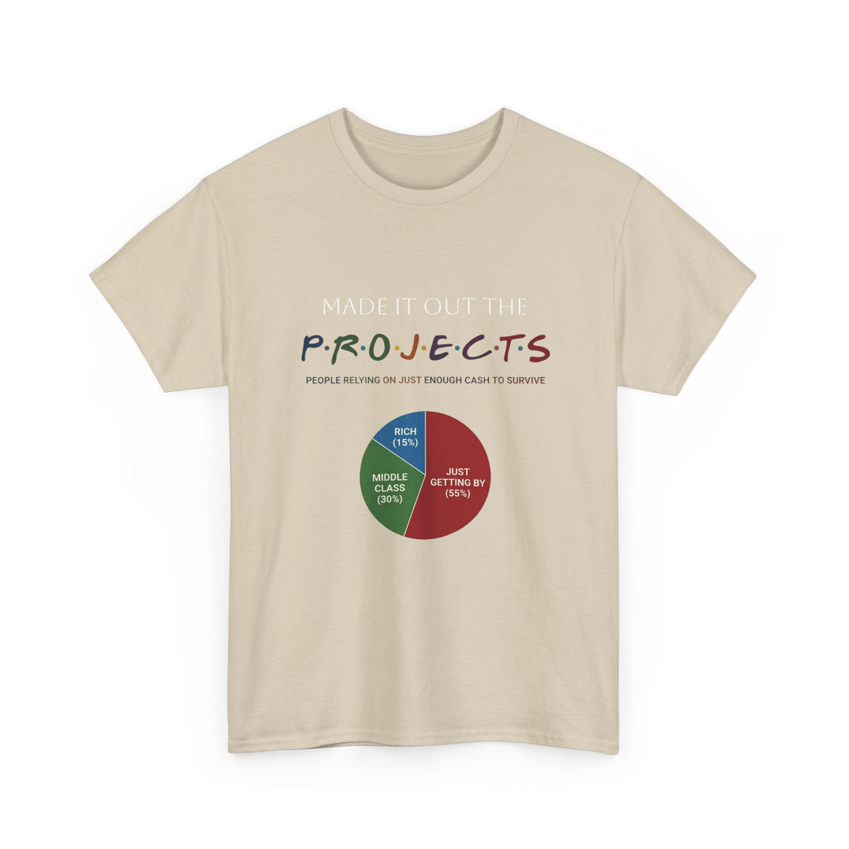 PROJECTS Graphic Tee — Minimalist 'P.R.O.J.E.C.T.S' Text Shirt