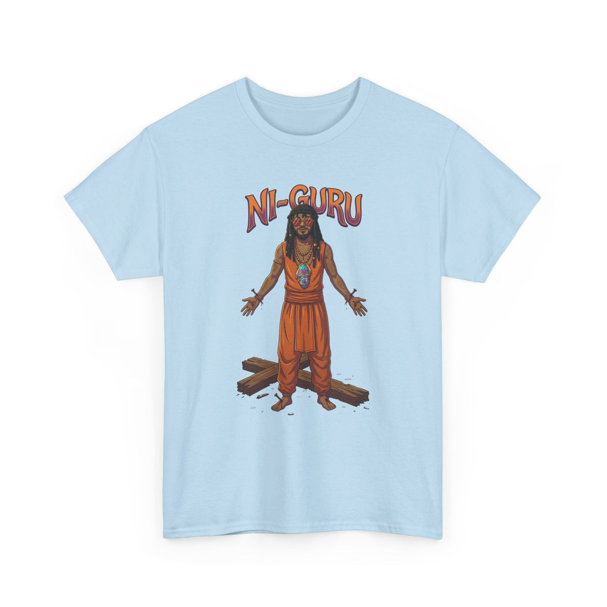 Ni-Guru Graphic Tee — Spiritual Guru Illustration T-Shirt