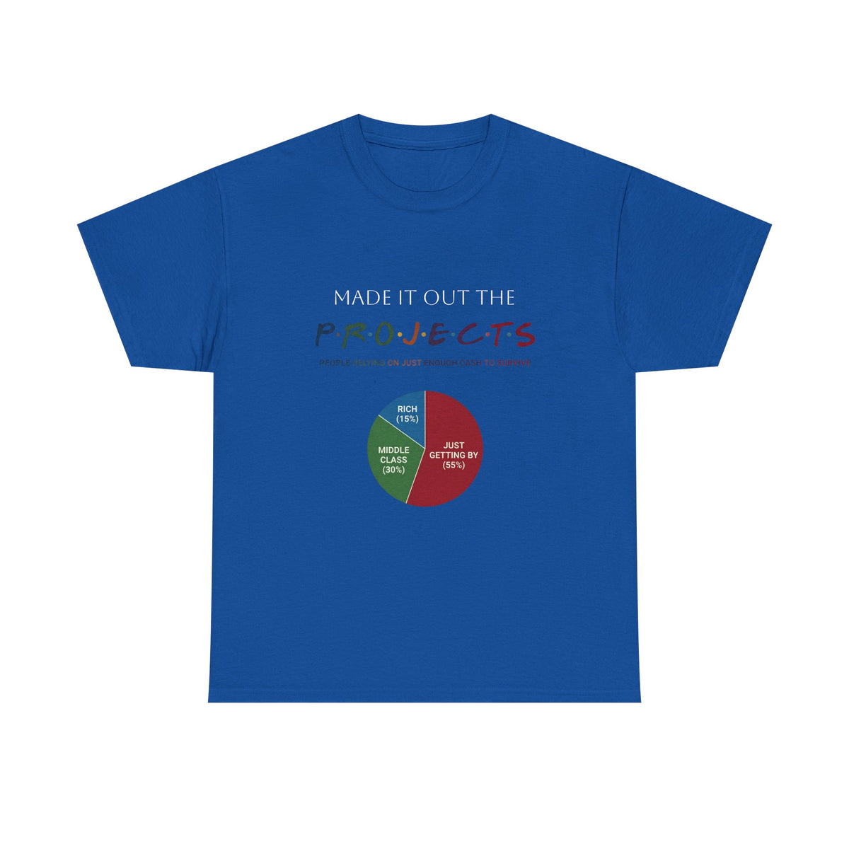 PROJECTS Graphic Tee — Minimalist 'P.R.O.J.E.C.T.S' Text Shirt