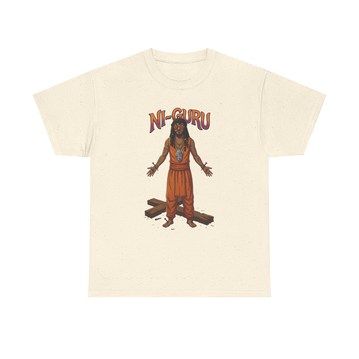 Ni-Guru Graphic Tee — Spiritual Guru Illustration T-Shirt