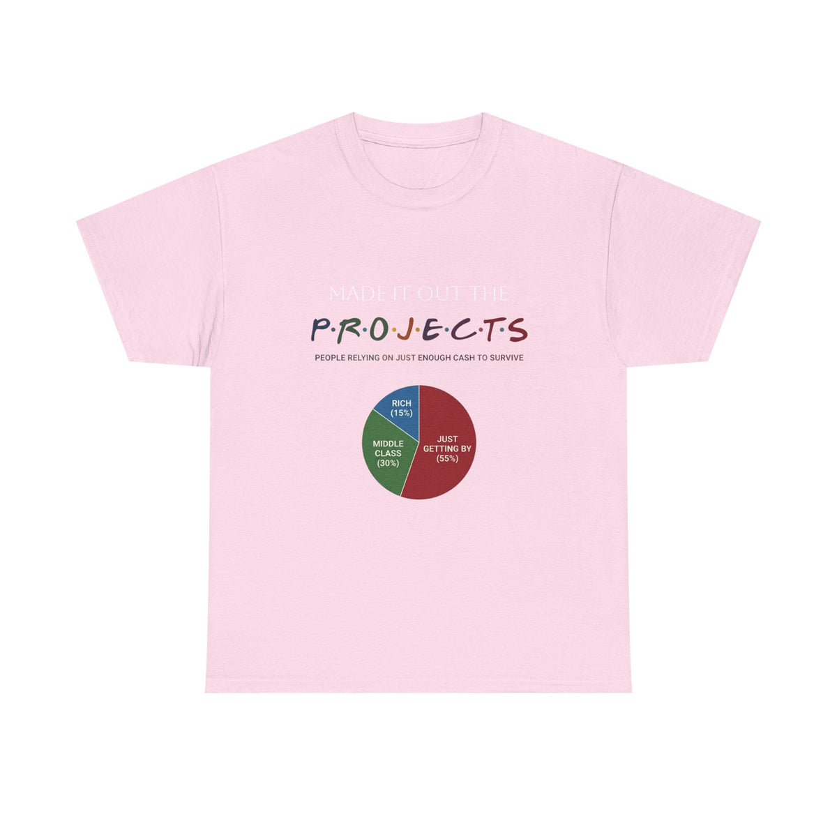 PROJECTS Graphic Tee — Minimalist 'P.R.O.J.E.C.T.S' Text Shirt