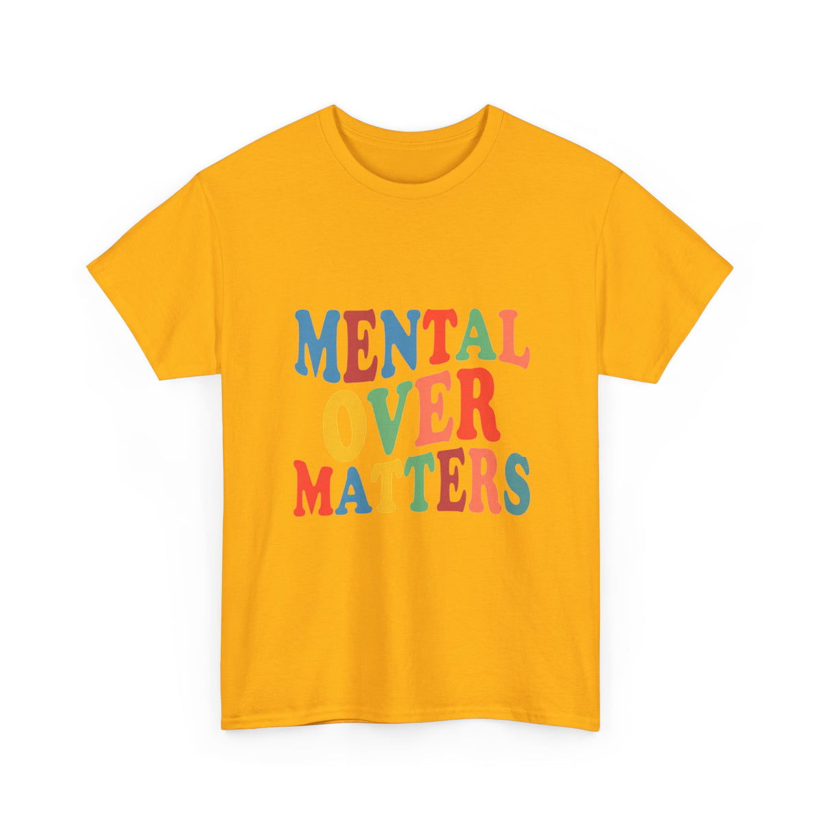 "Mental Over Matters" Colorful Mental Health Graphic Tee (See No Evil / Hear No Evil / Fear No Evil)