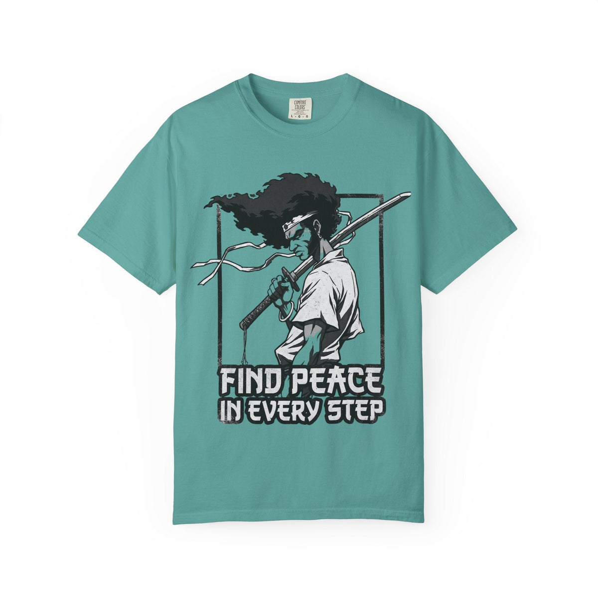Afro samurai peace T-shirt