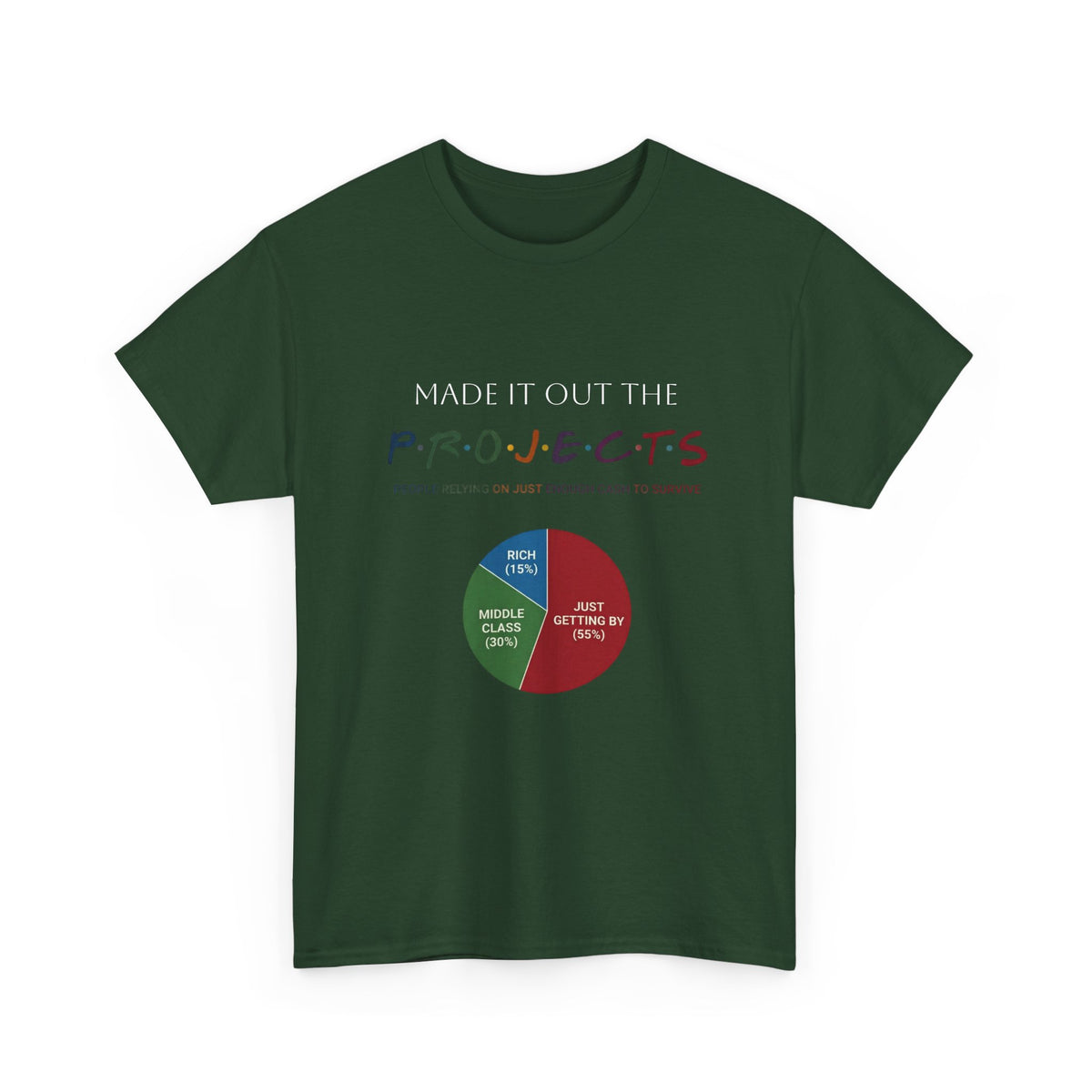 PROJECTS Graphic Tee — Minimalist 'P.R.O.J.E.C.T.S' Text Shirt