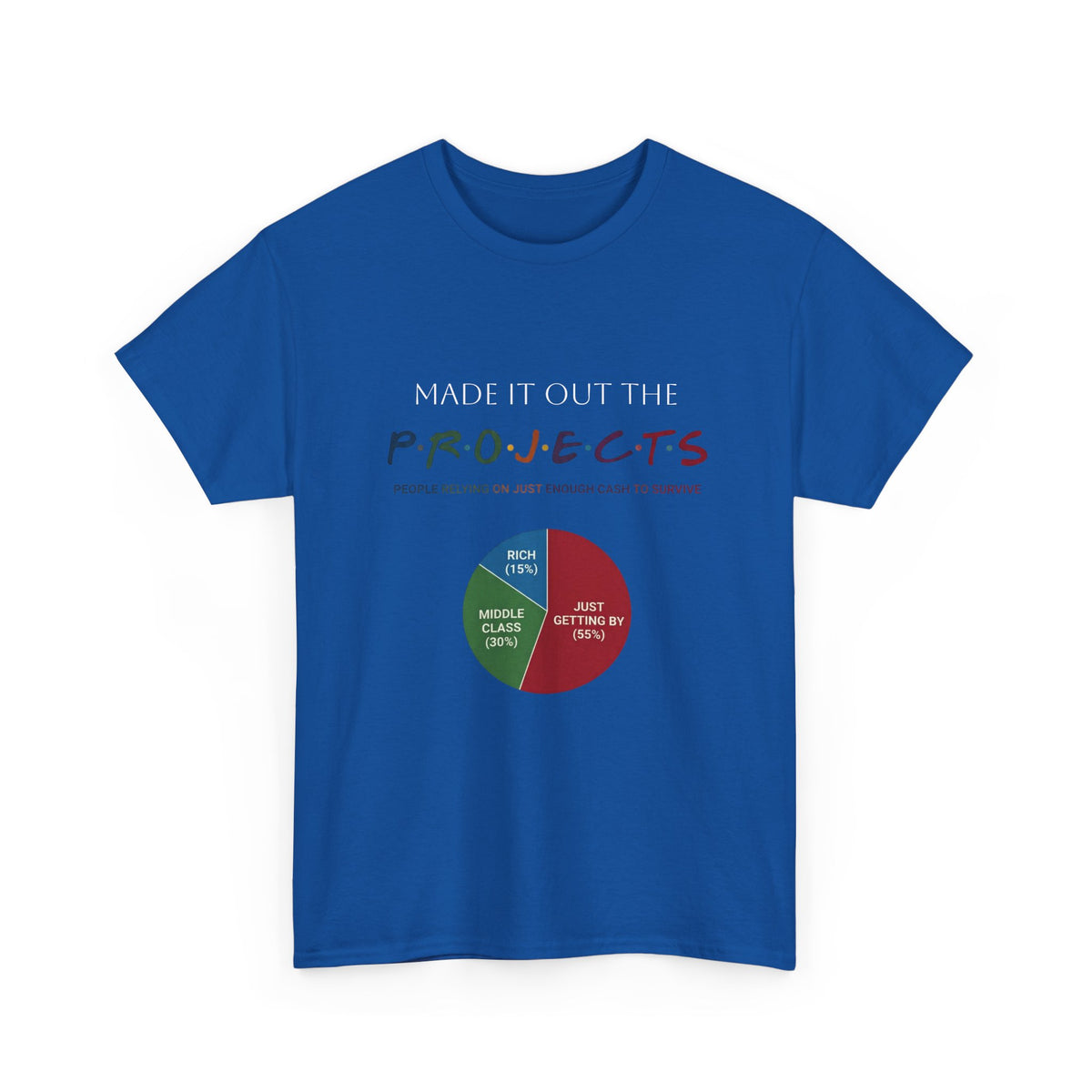 PROJECTS Graphic Tee — Minimalist 'P.R.O.J.E.C.T.S' Text Shirt