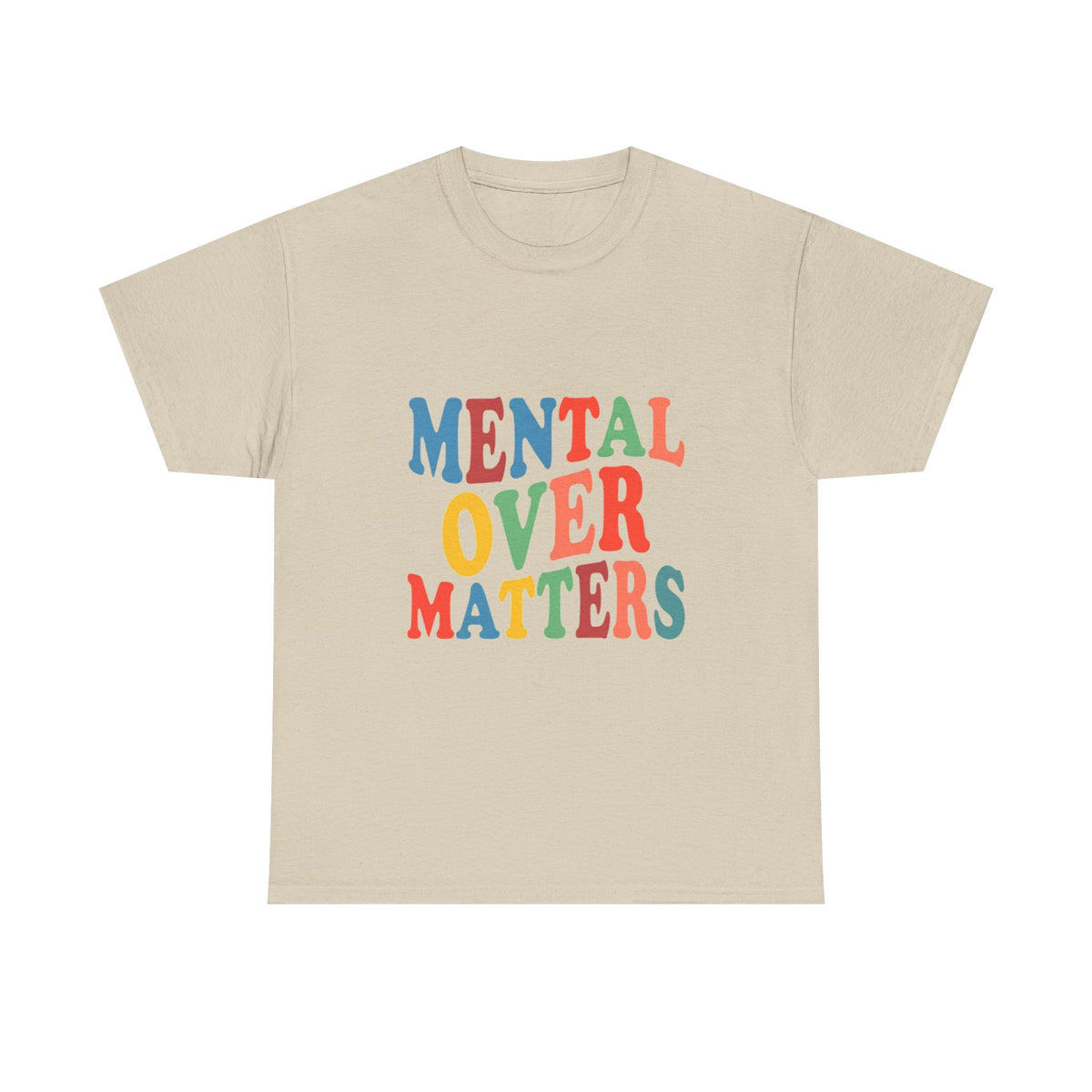 "Mental Over Matters" Colorful Mental Health Graphic Tee (See No Evil / Hear No Evil / Fear No Evil)