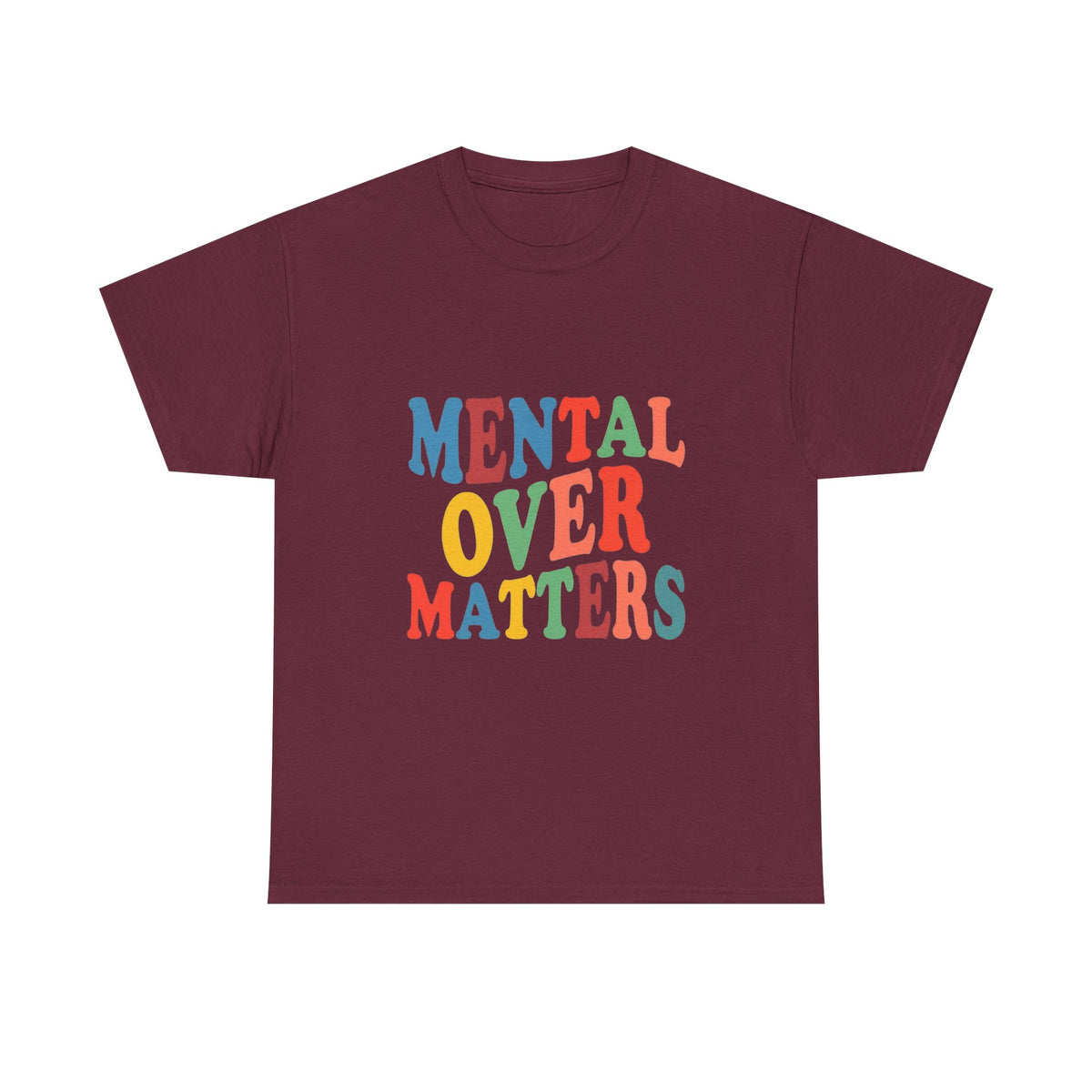 "Mental Over Matters" Colorful Mental Health Graphic Tee (See No Evil / Hear No Evil / Fear No Evil)