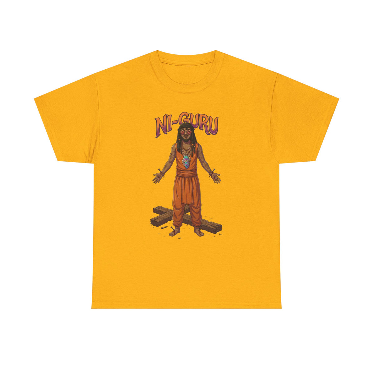 Ni-Guru Graphic Tee — Spiritual Guru Illustration T-Shirt