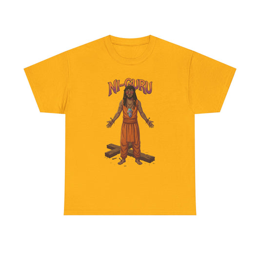Ni-Guru Graphic Tee — Spiritual Guru Illustration T-Shirt