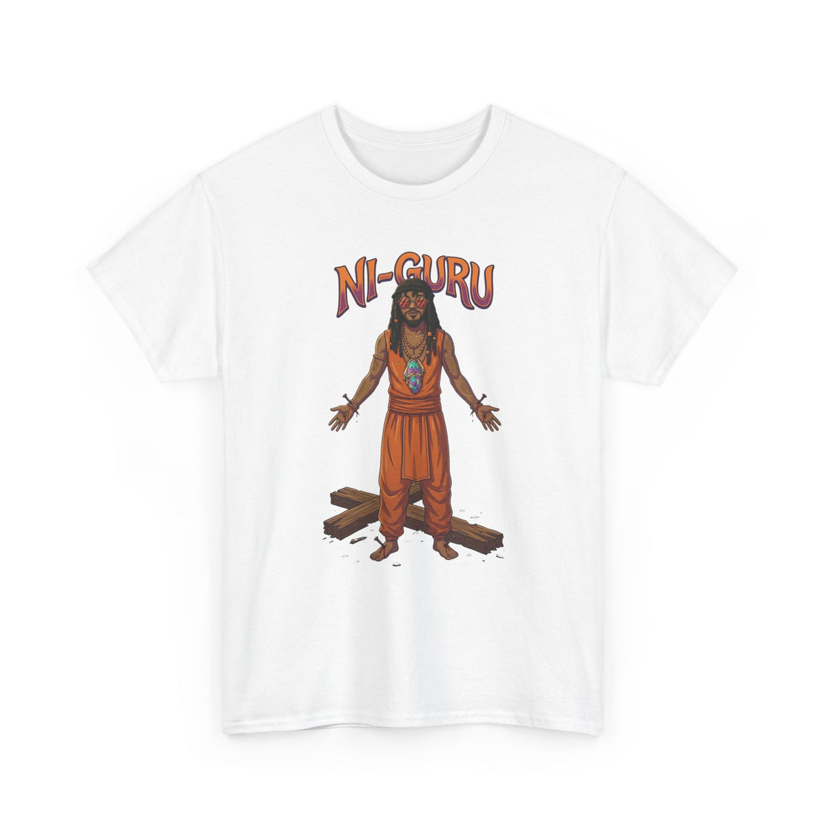 Ni-Guru Graphic Tee — Spiritual Guru Illustration T-Shirt