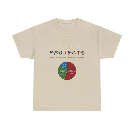 PROJECTS Graphic Tee — Minimalist 'P.R.O.J.E.C.T.S' Text Shirt