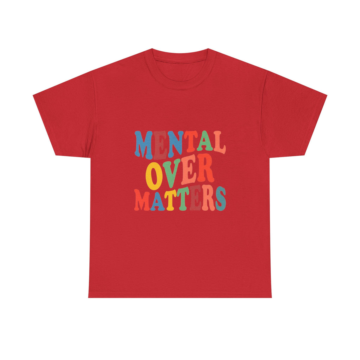 "Mental Over Matters" Colorful Mental Health Graphic Tee (See No Evil / Hear No Evil / Fear No Evil)