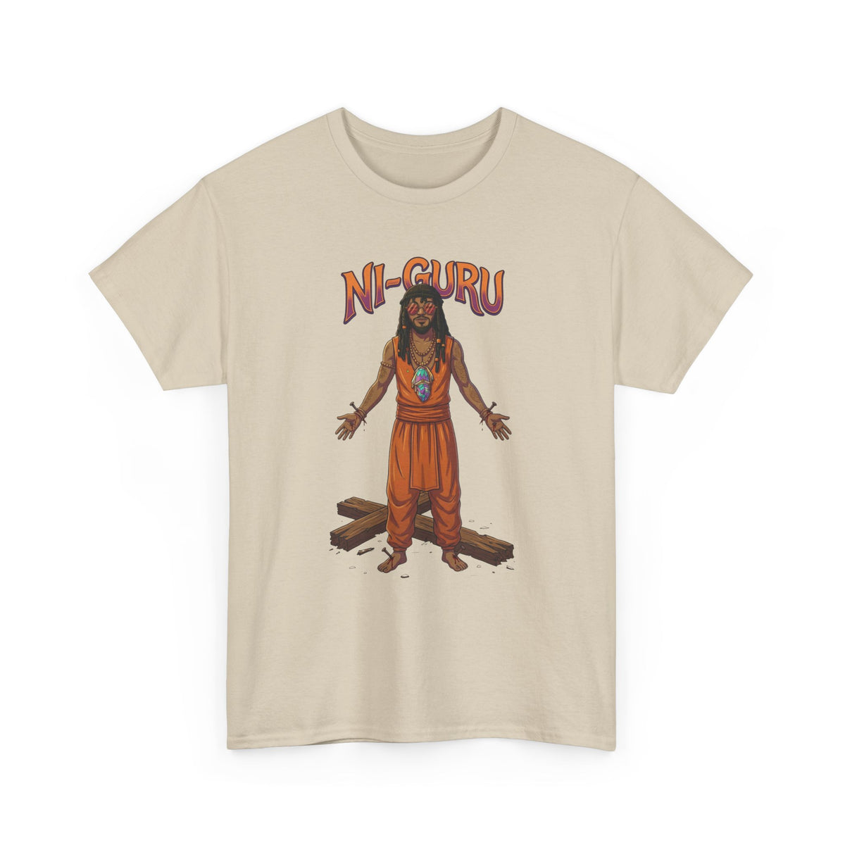 Ni-Guru Graphic Tee — Spiritual Guru Illustration T-Shirt