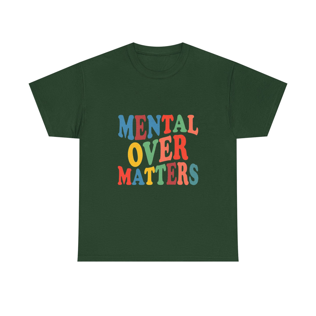 "Mental Over Matters" Colorful Mental Health Graphic Tee (See No Evil / Hear No Evil / Fear No Evil)