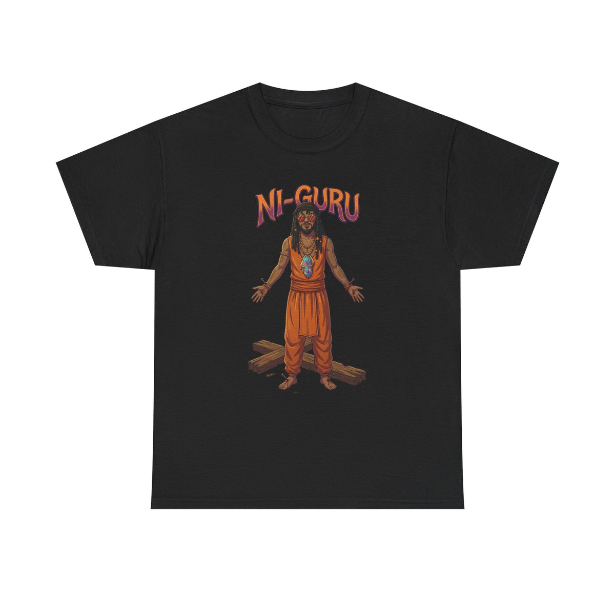 Ni-Guru Graphic Tee — Spiritual Guru Illustration T-Shirt