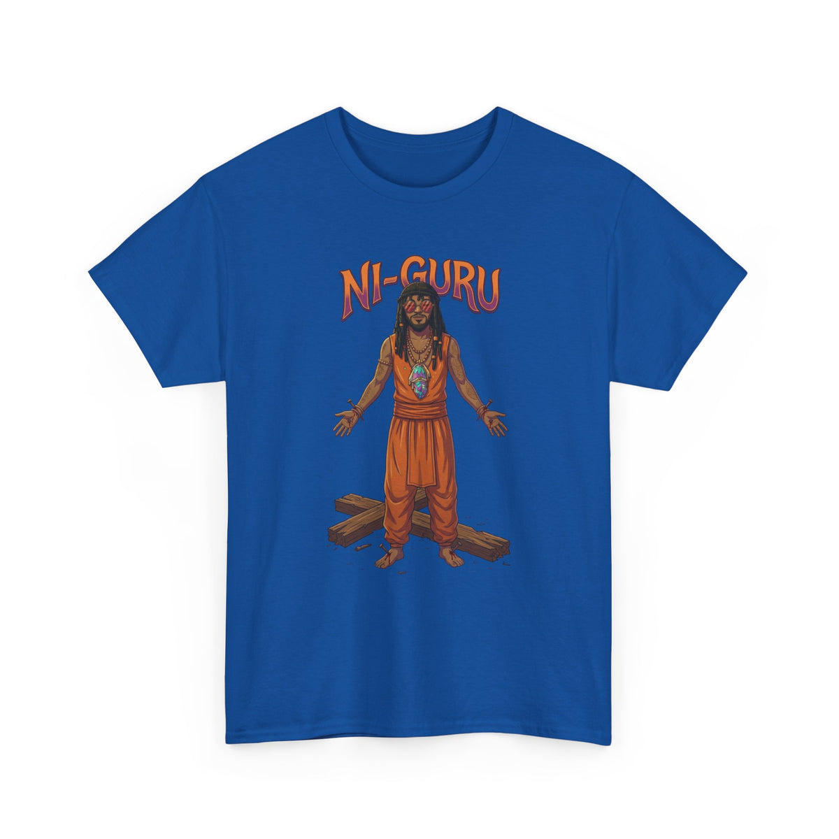 Ni-Guru Graphic Tee — Spiritual Guru Illustration T-Shirt