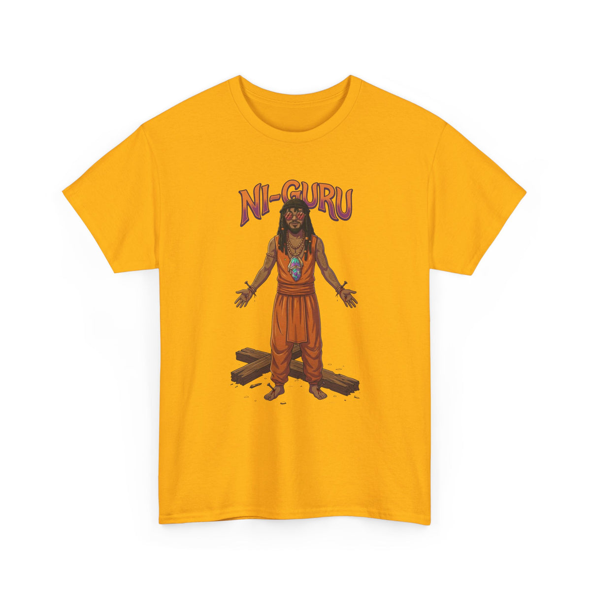 Ni-Guru Graphic Tee — Spiritual Guru Illustration T-Shirt