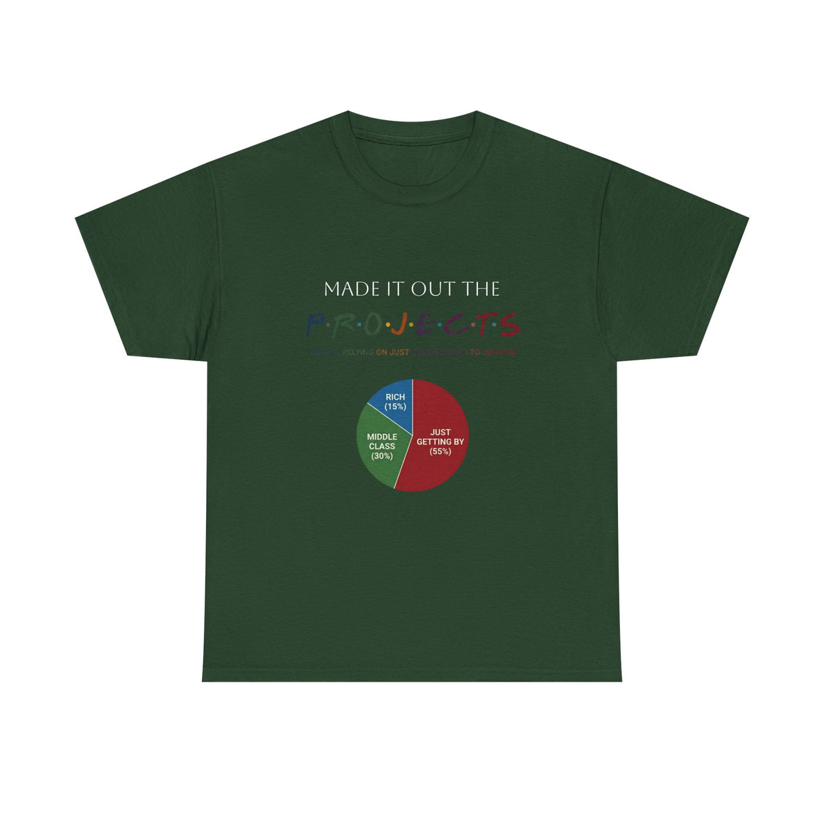 PROJECTS Graphic Tee — Minimalist 'P.R.O.J.E.C.T.S' Text Shirt