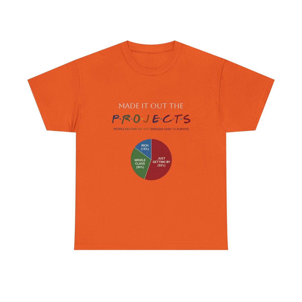 PROJECTS Graphic Tee — Minimalist 'P.R.O.J.E.C.T.S' Text Shirt