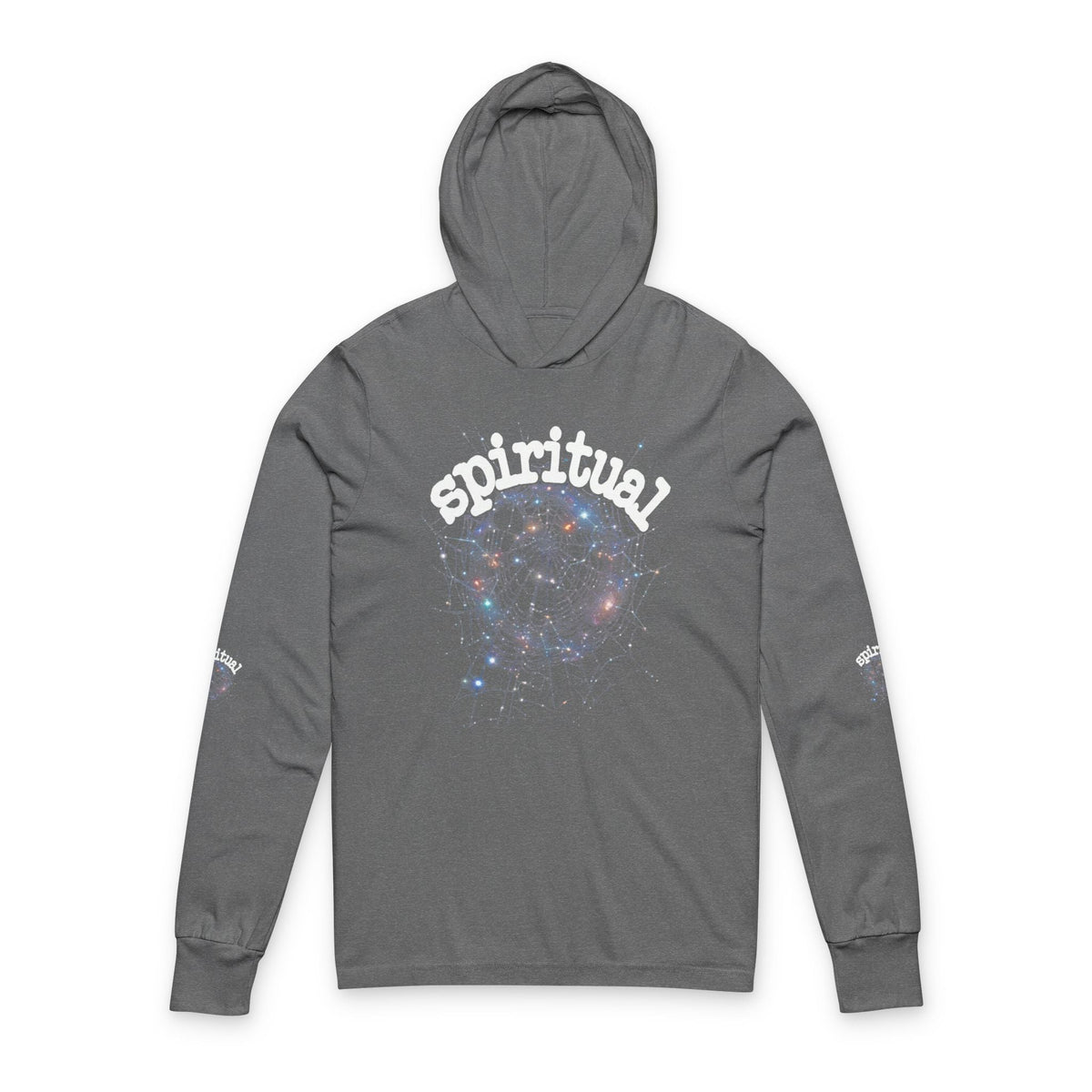 Celestial spiritual Hooded Long Sleeve Tee