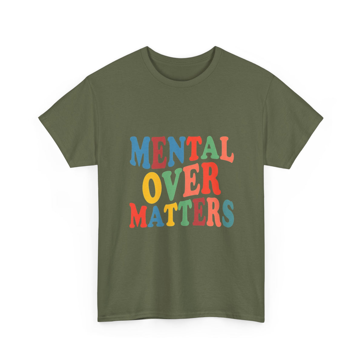 "Mental Over Matters" Colorful Mental Health Graphic Tee (See No Evil / Hear No Evil / Fear No Evil)