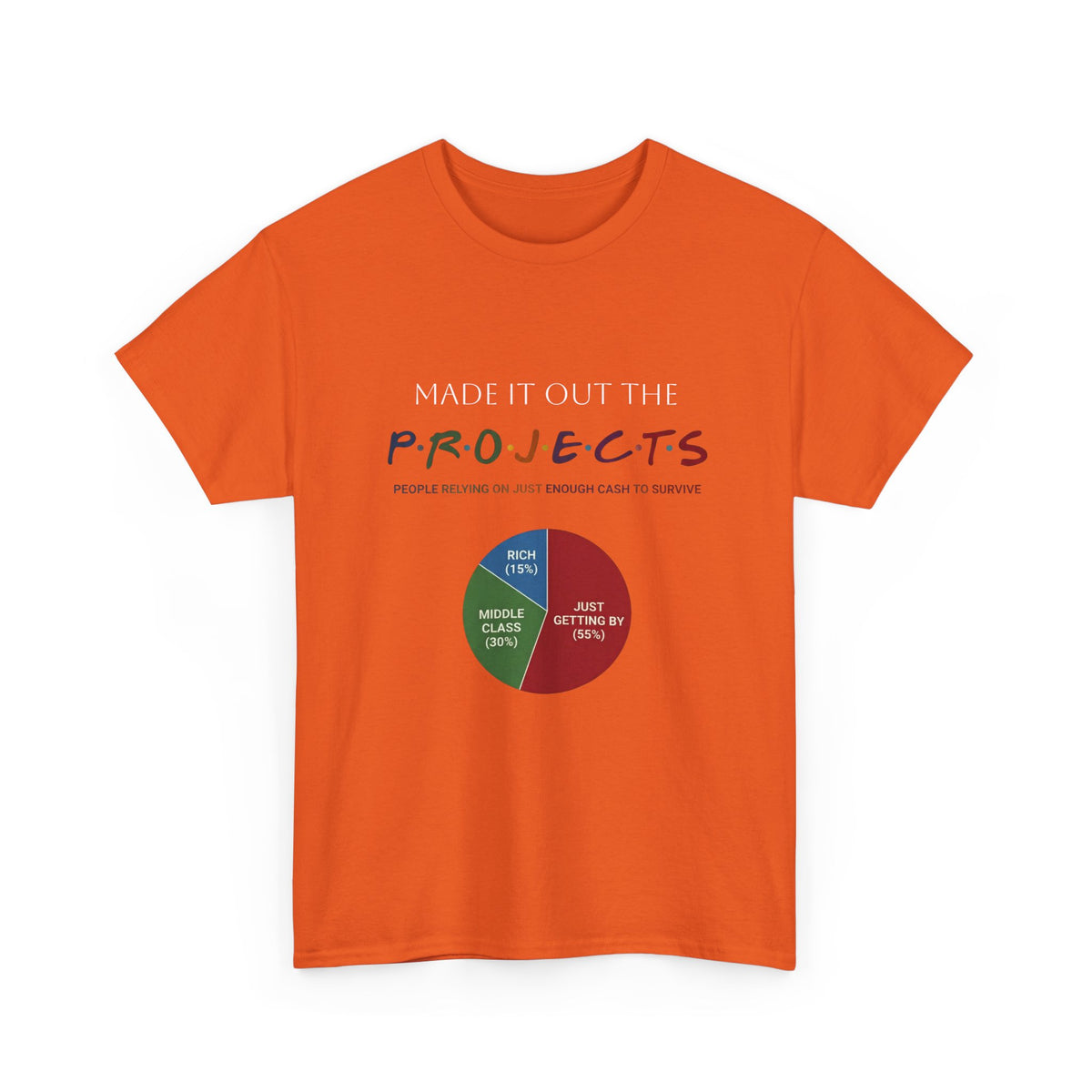 PROJECTS Graphic Tee — Minimalist 'P.R.O.J.E.C.T.S' Text Shirt
