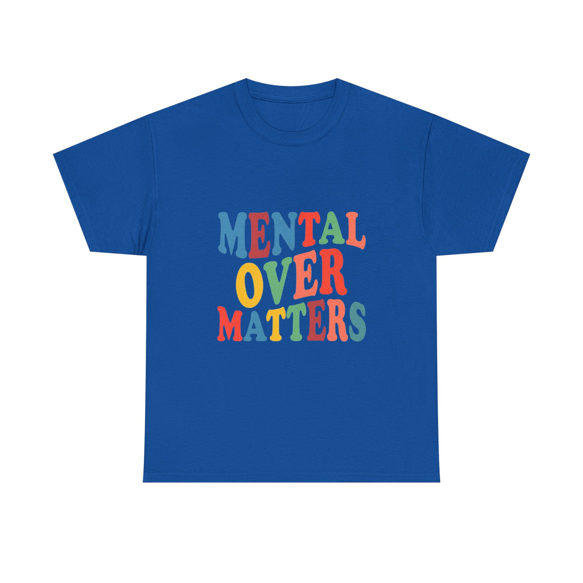 "Mental Over Matters" Colorful Mental Health Graphic Tee (See No Evil / Hear No Evil / Fear No Evil)