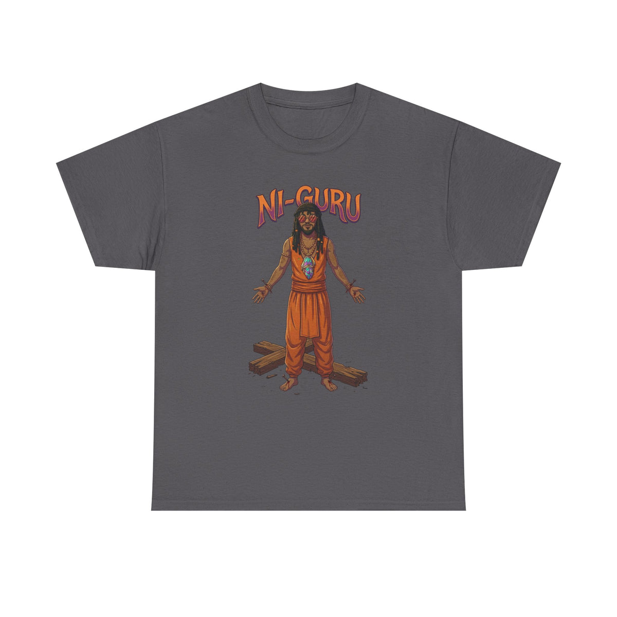 Ni-Guru Graphic Tee — Spiritual Guru Illustration T-Shirt