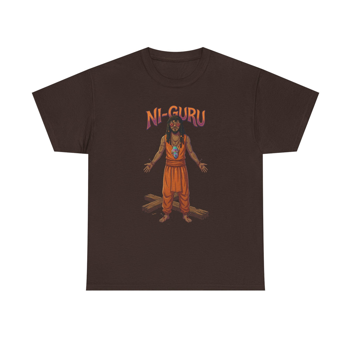 Ni-Guru Graphic Tee — Spiritual Guru Illustration T-Shirt