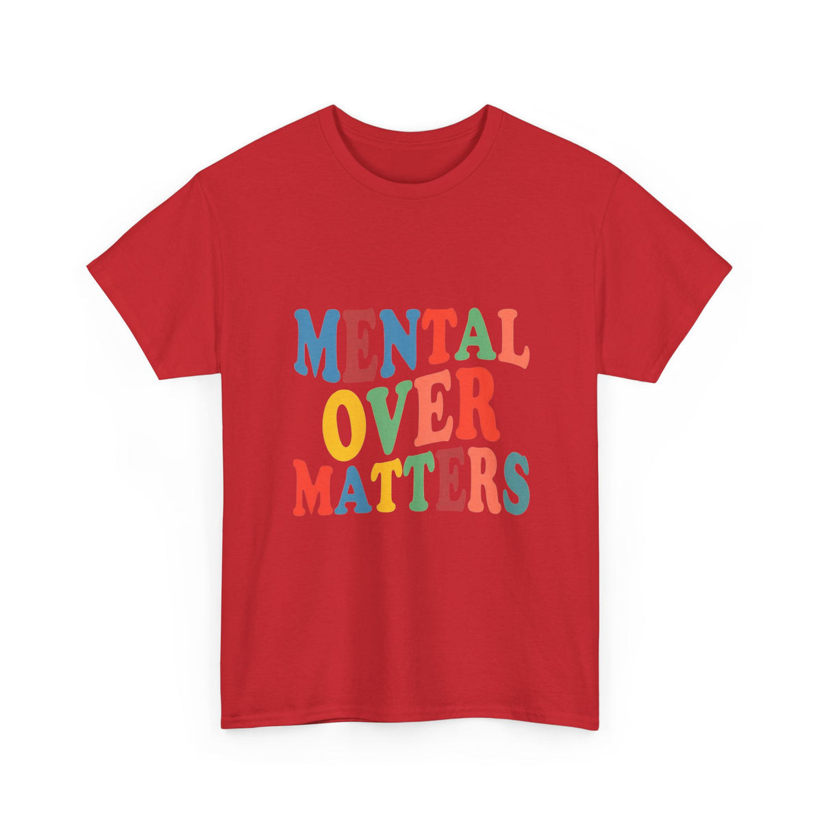 "Mental Over Matters" Colorful Mental Health Graphic Tee (See No Evil / Hear No Evil / Fear No Evil)