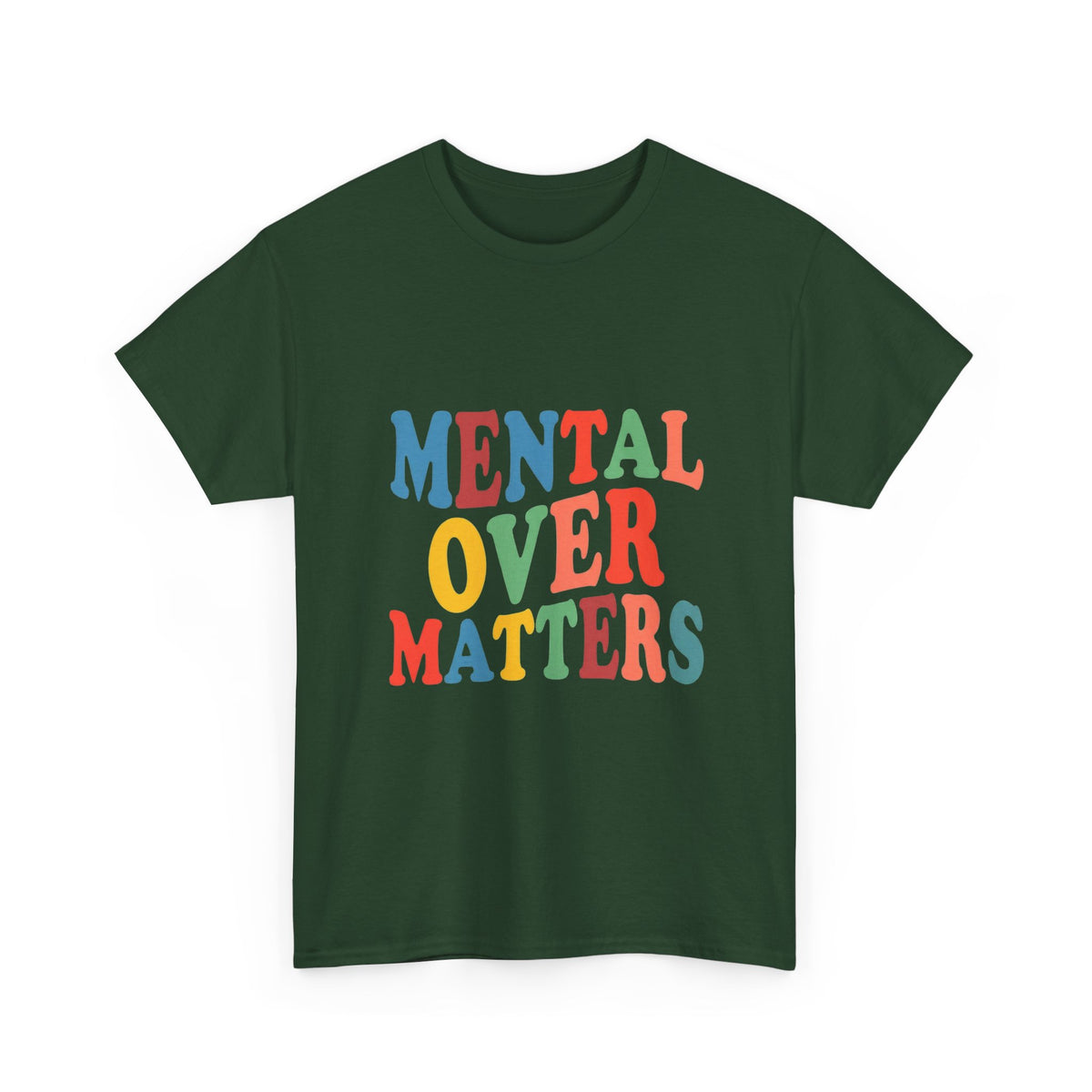"Mental Over Matters" Colorful Mental Health Graphic Tee (See No Evil / Hear No Evil / Fear No Evil)