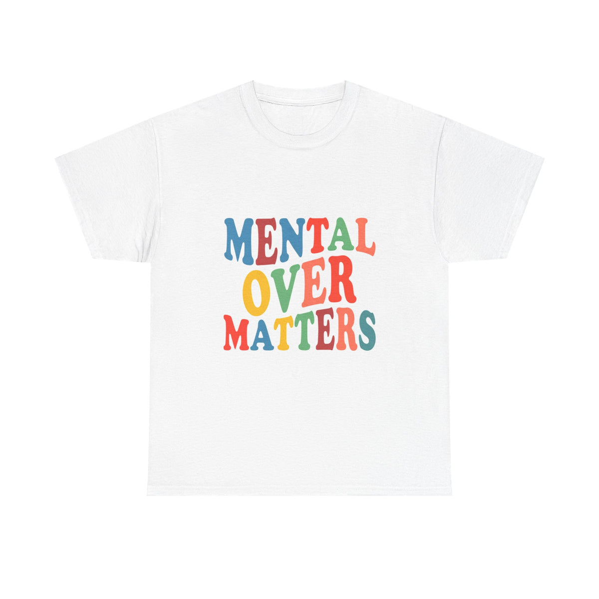 "Mental Over Matters" Colorful Mental Health Graphic Tee (See No Evil / Hear No Evil / Fear No Evil)