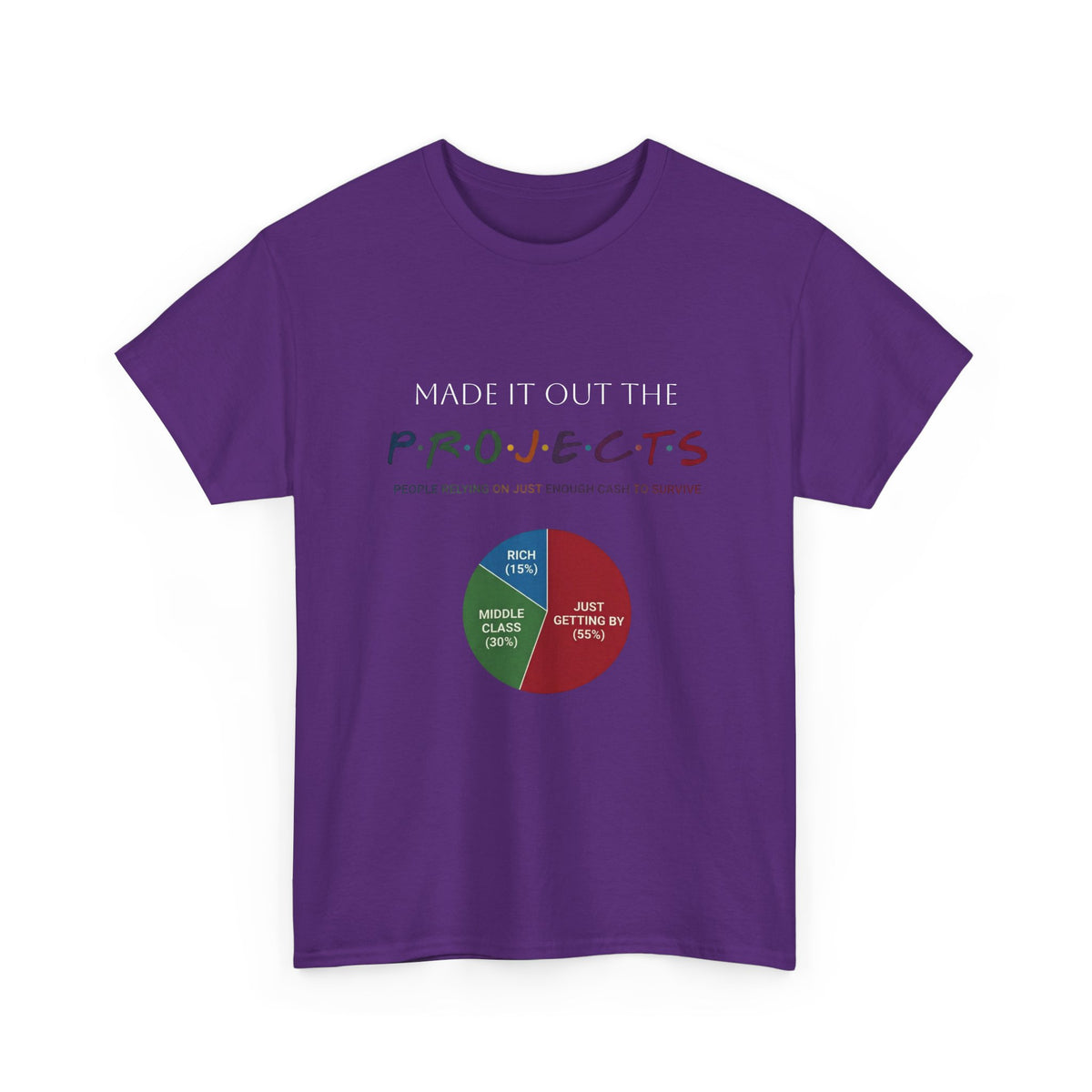 PROJECTS Graphic Tee — Minimalist 'P.R.O.J.E.C.T.S' Text Shirt
