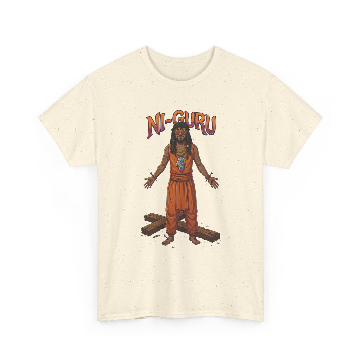 Ni-Guru Graphic Tee — Spiritual Guru Illustration T-Shirt