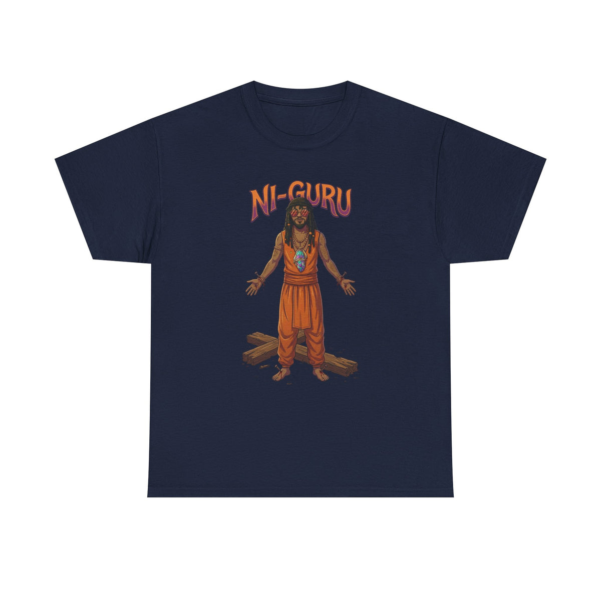 Ni-Guru Graphic Tee — Spiritual Guru Illustration T-Shirt