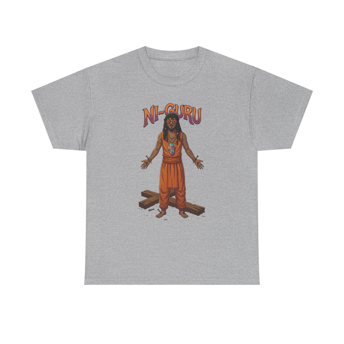 Ni-Guru Graphic Tee — Spiritual Guru Illustration T-Shirt