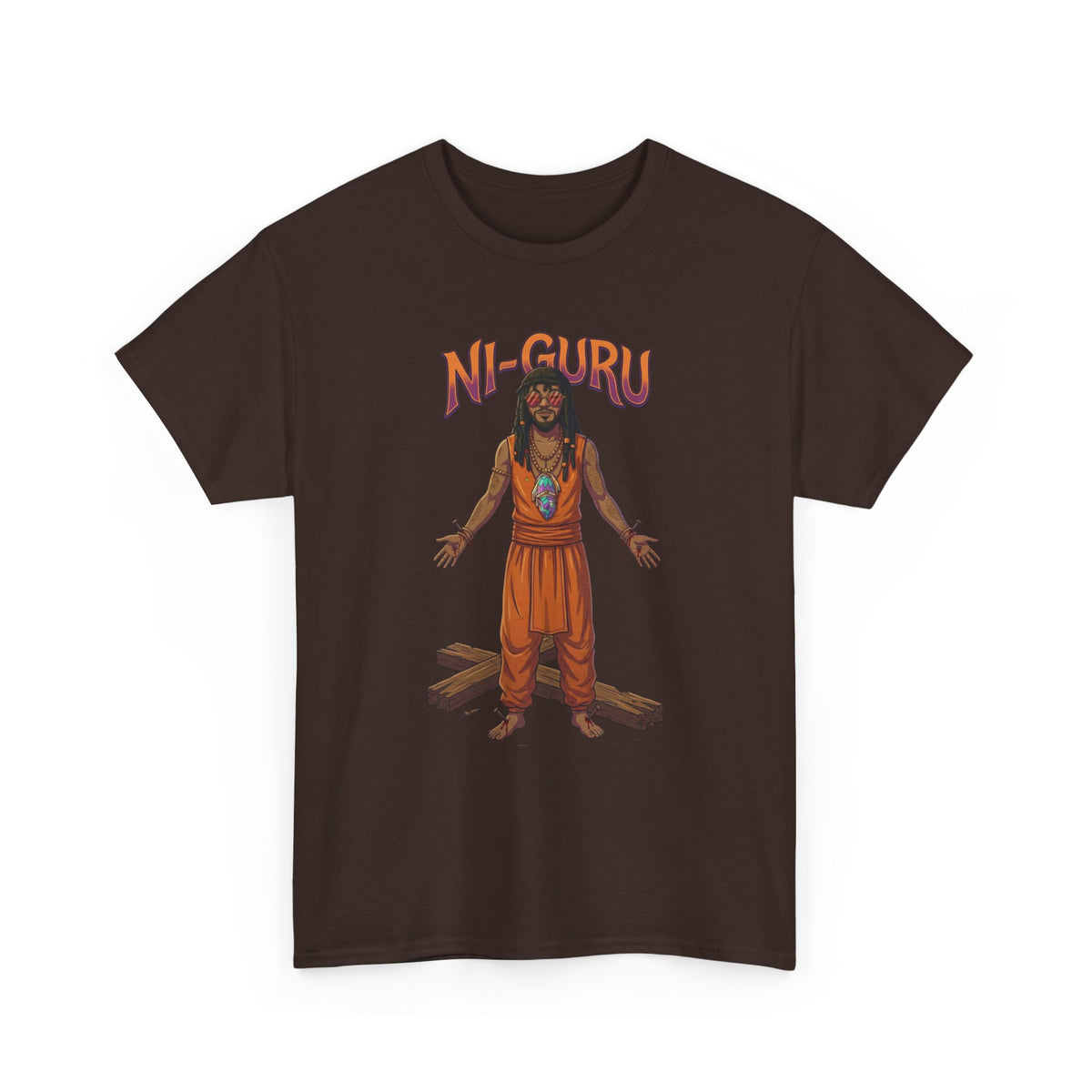 Ni-Guru Graphic Tee — Spiritual Guru Illustration T-Shirt