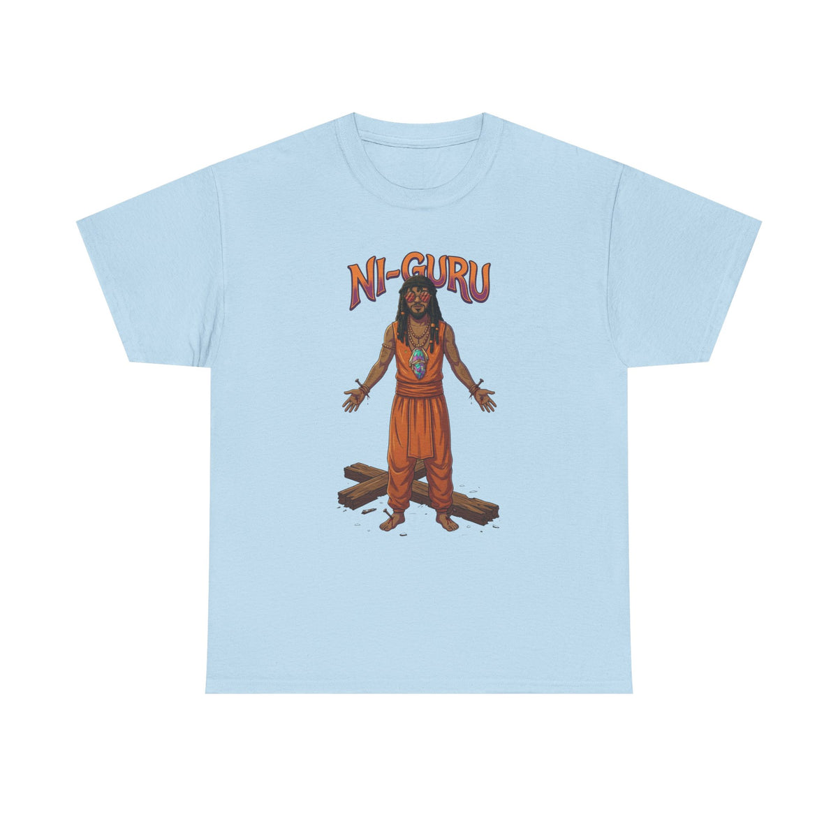 Ni-Guru Graphic Tee — Spiritual Guru Illustration T-Shirt