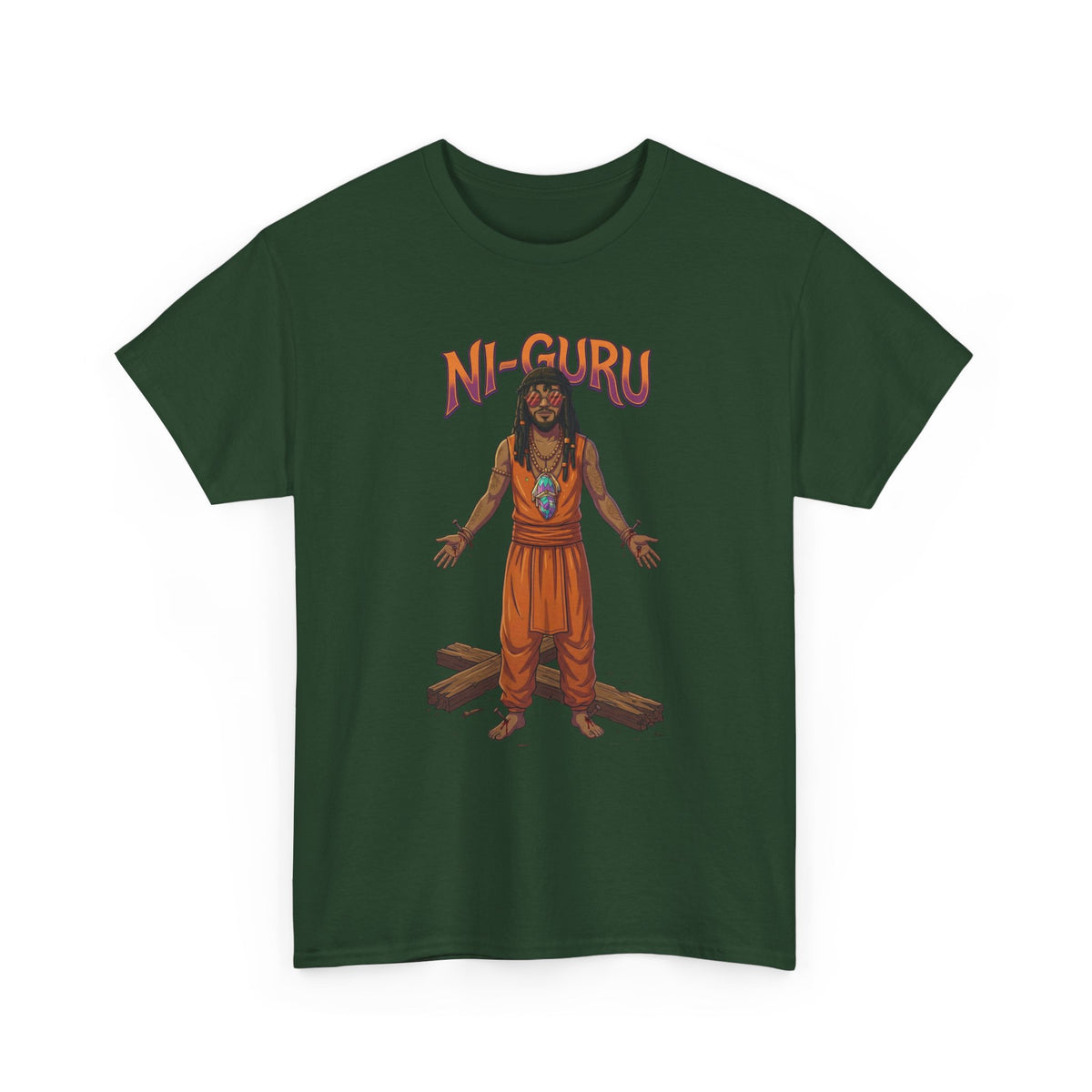 Ni-Guru Graphic Tee — Spiritual Guru Illustration T-Shirt
