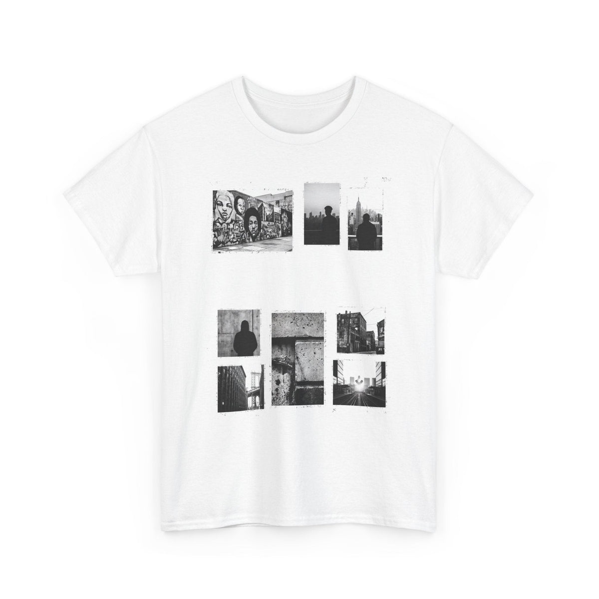 Artist Photo Collage Tee — "ARTIST" Graphic T-Shirt