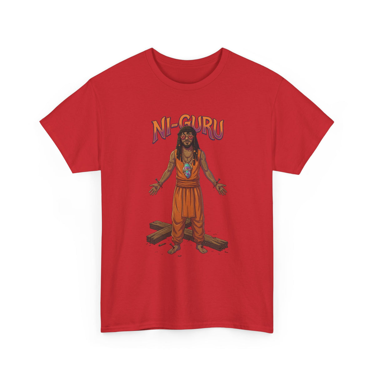 Ni-Guru Graphic Tee — Spiritual Guru Illustration T-Shirt